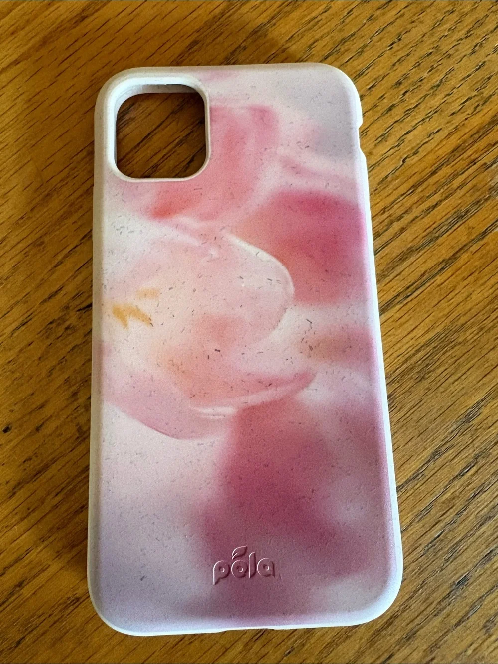 Pela iPhone 11 Pink Floral Rose Compostable Eco-Friendly Phone Case